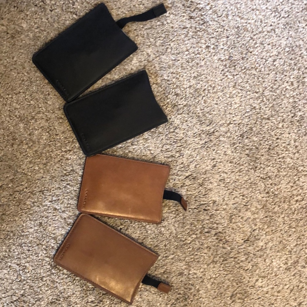 Coach phone cases. 4 available